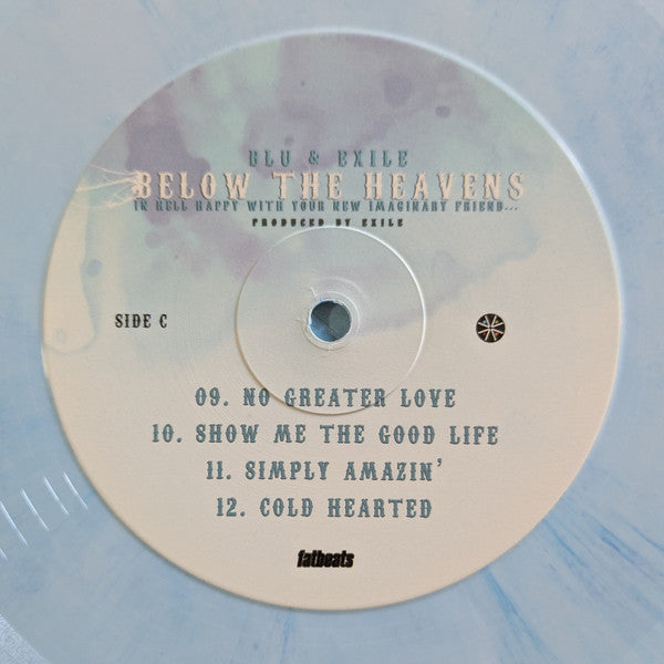 Blu & Exile - Below The Heavens (2xCOLOR VINYL & 7") | Mint (M) Mint (M)