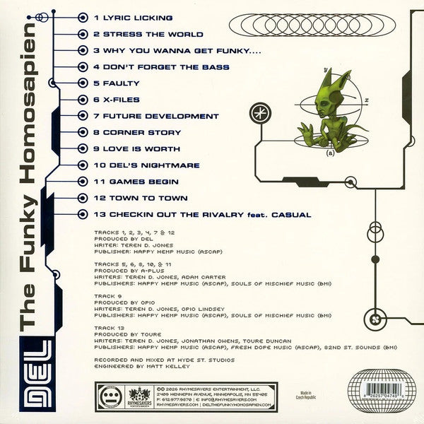 Del Tha Funkee Homosapien - Future Development (BLUE/GREEN MARBLED VINYL 2xLP) |