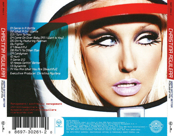Christina Aguilera – Keeps Gettin' Better: A Decade Of Hits - USED CD
