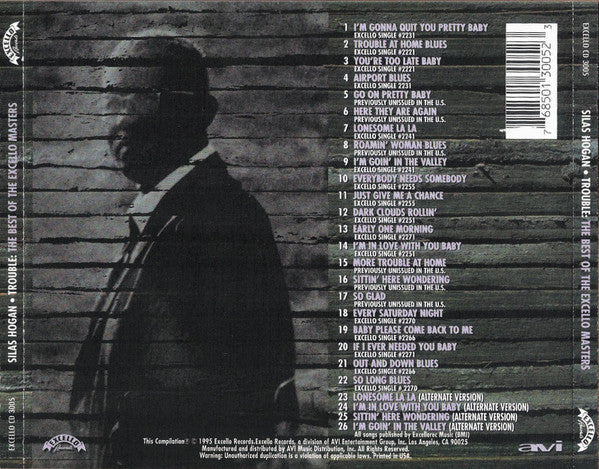 USED CD - Silas Hogan – Trouble (The Best Of The Excello Masters)