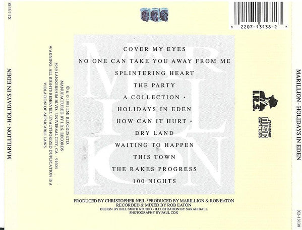 USED CD - Marillion – Holidays In Eden