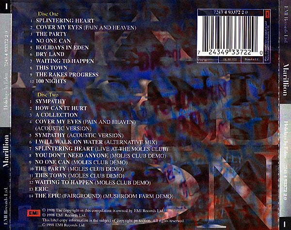 USED 2CD - Marillion – Holidays In Eden