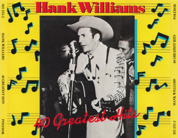 USED 2CD - Hank Williams – 40 Greatest Hits