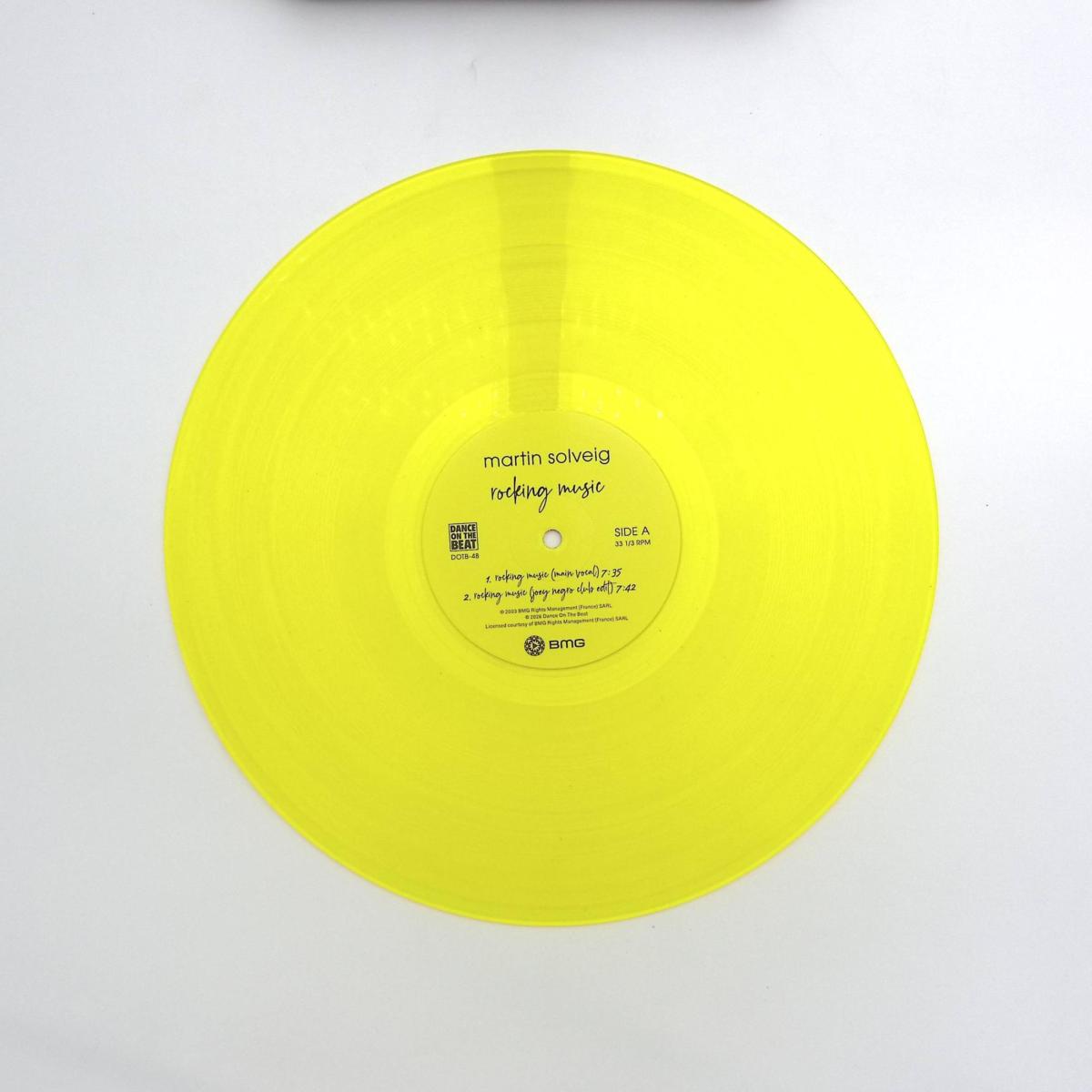 Martin Solveig - Rocking Music / Everybody (YELLOW VINYL 12" Dance On The Beat DOTB-48) | NEW