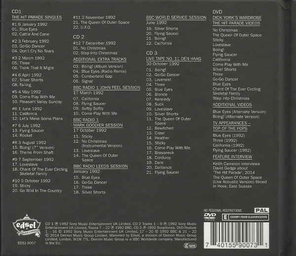 USED 3CD/DVD - The Wedding Present – The Hit Parade