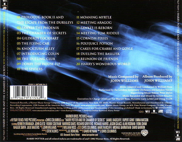 USED CD - John Williams – Harry Potter And The Chamber Of Secrets