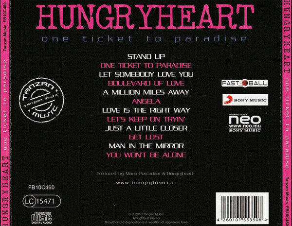 USED CD - HungryHeart – One Ticket To Paradise