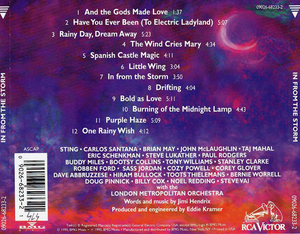 USED CD - Various – In From The Storm - The Music Of Jimi Hendrix