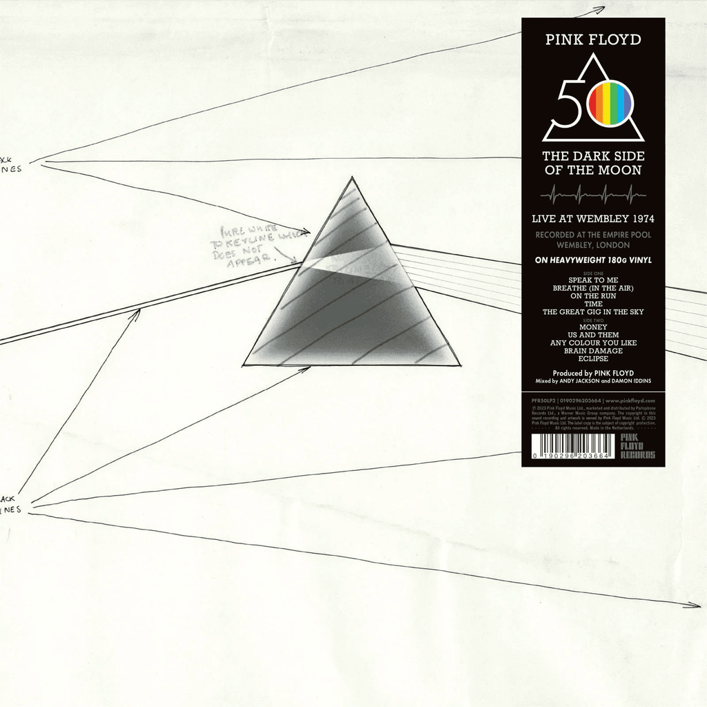 PINK FLOYD - The Dark Side Of The Moon Live At Wembley 1974 Vinyl