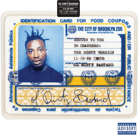 OL' DIRTY BASTARD - Return To The 36 Chambers: Dirty Version Vinyl