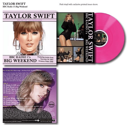 TAYLOR SWIFT - BBC Radio 1's Big Weekend Unofficial Vinyl