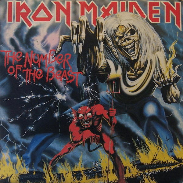 IRON MADEN - The Number Of The Beast (VG+/VG) Vinyl