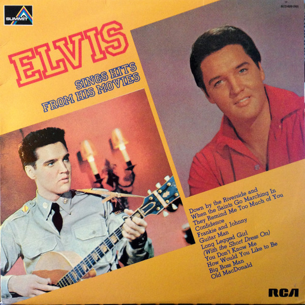 ELVIS - Sings Hits From His Movies (VG+/NM) Vinyl