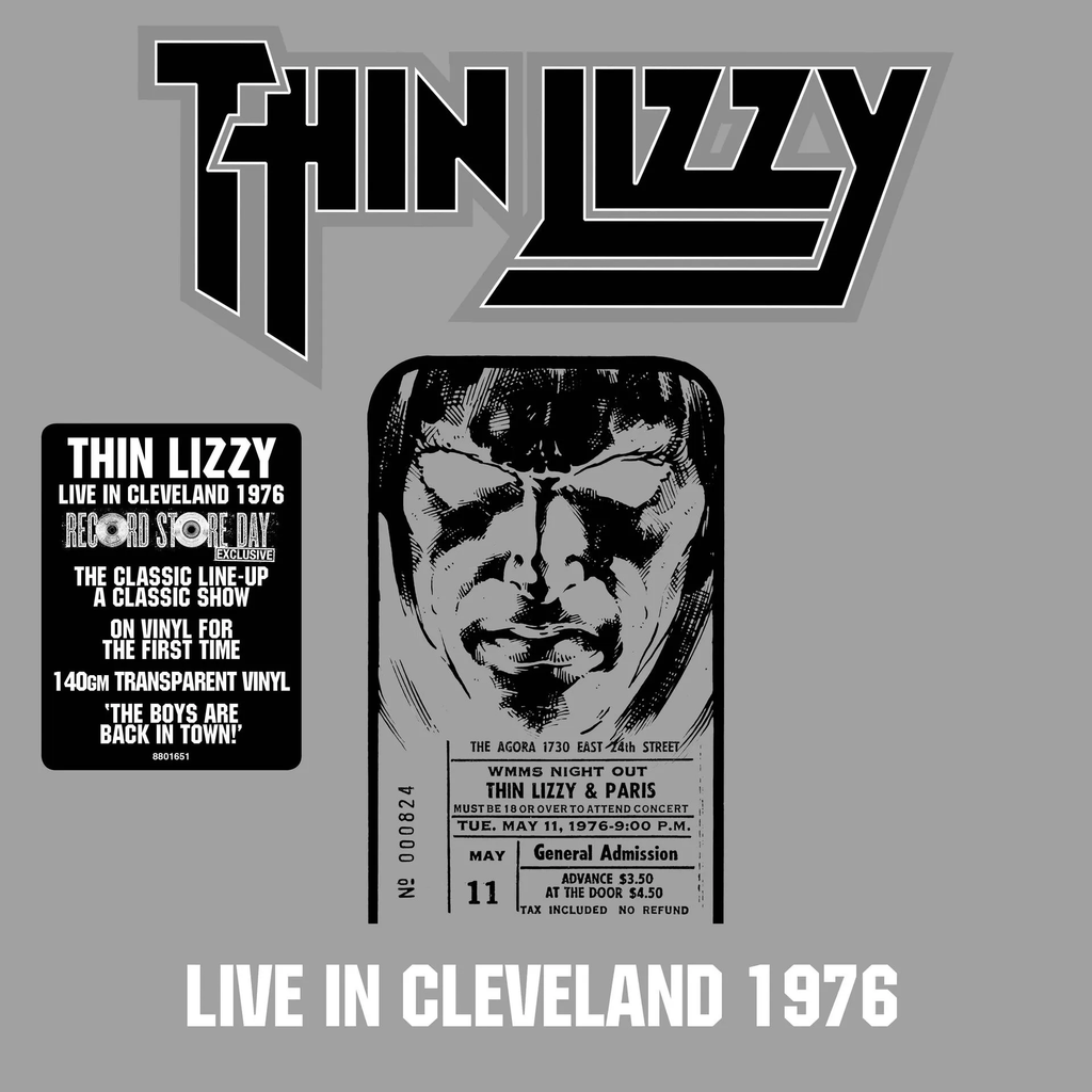 THIN LIZZY - Live In Cleveland 1976 RSD26 Vinyl
