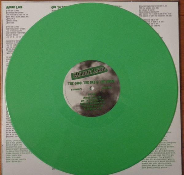 THE GOOD, THE BAD & THE QUEEN - Merrie Land (NM/VG) Vinyl