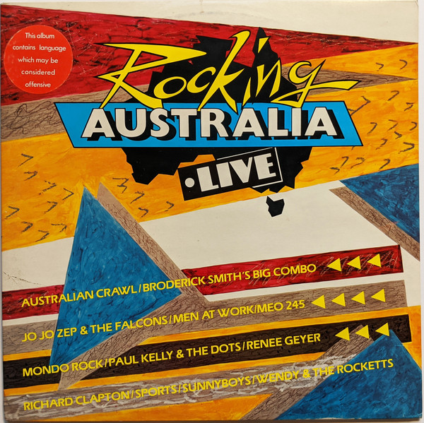 ROCKING AUSTRALIA LIVE (VG+/VG+) Vinyl