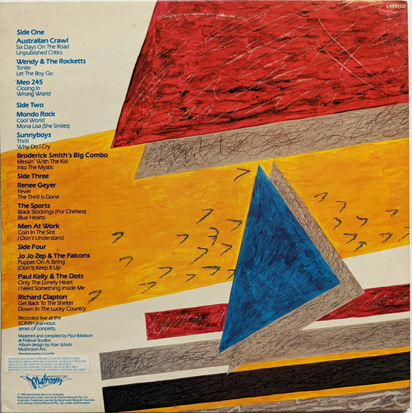 ROCKING AUSTRALIA LIVE (VG+/VG+) Vinyl