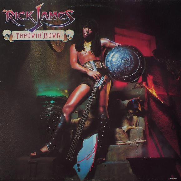 RICK JAMES - Throwin' Down (VG/VG) Vinyl