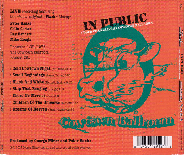 USED CD - Flash Featuring Peter Banks – In Public