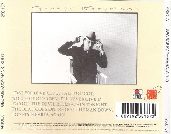 USED CD - George Kooymans – Solo