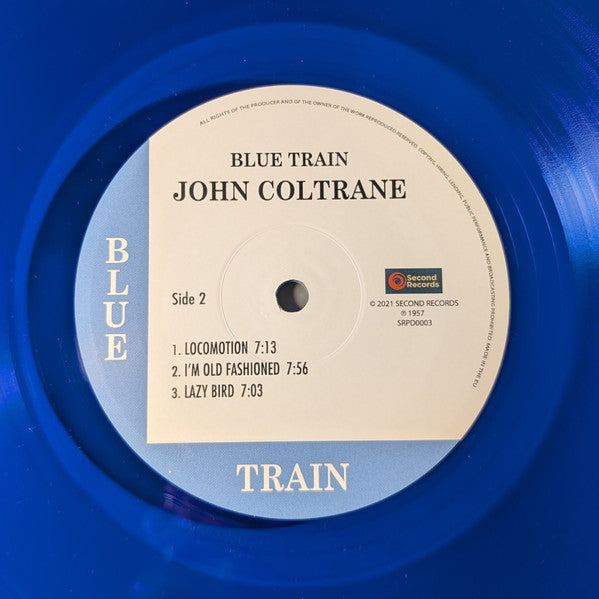 John Coltrane - Blue Train (BLUE VINYL) | Mint (M) Mint (M)