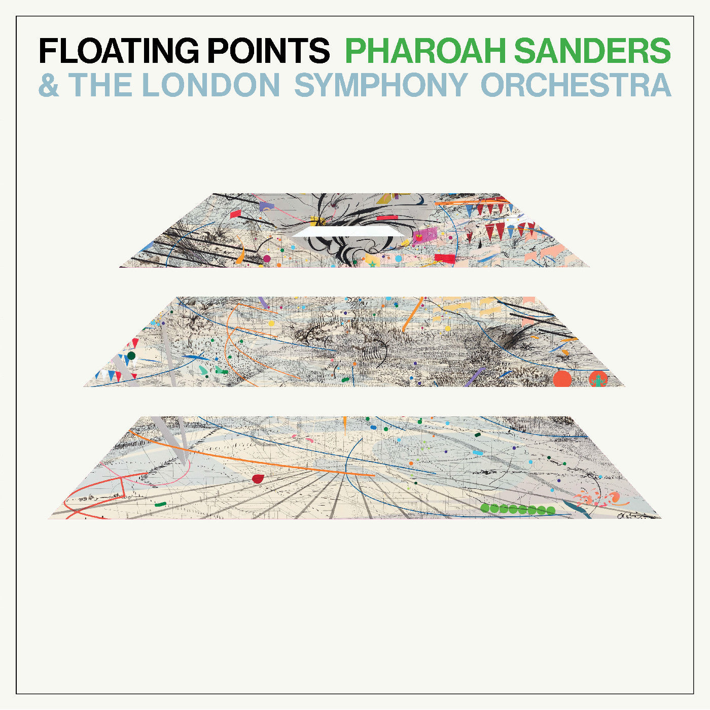 Floating Points Pharoah Sanders & the London Symph - (PRESALE 8/14/26) Promises 5th Anniversary Ed (BLUEGREEN DIE CUT ABIOGENESIS BLUE/GREEN VINYL LP LUAKA BOP LP-LBOP-0097C 2026) | Mint (M) Mint (M)