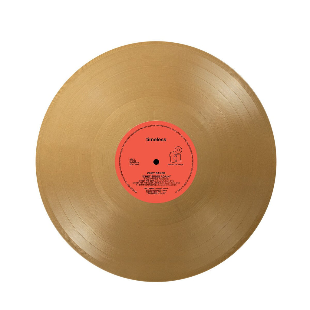 Chet Baker - (PRESALE 7/24/26) Sings Again (MOV 180G 50TH LMTD GOLD VINYL) | Mint (M) Mint (M)