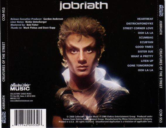 USED CD - Jobriath – Creatures Of The Street