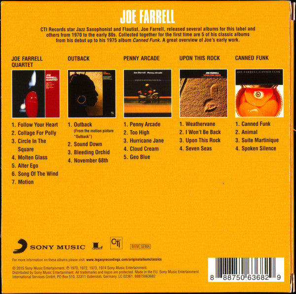USED 5CD - Joe Farrell – Original Album Classics