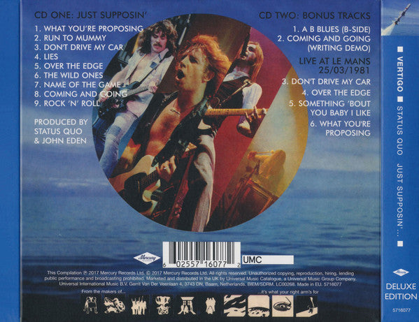 USED 2CD - Status Quo – Just Supposin'...