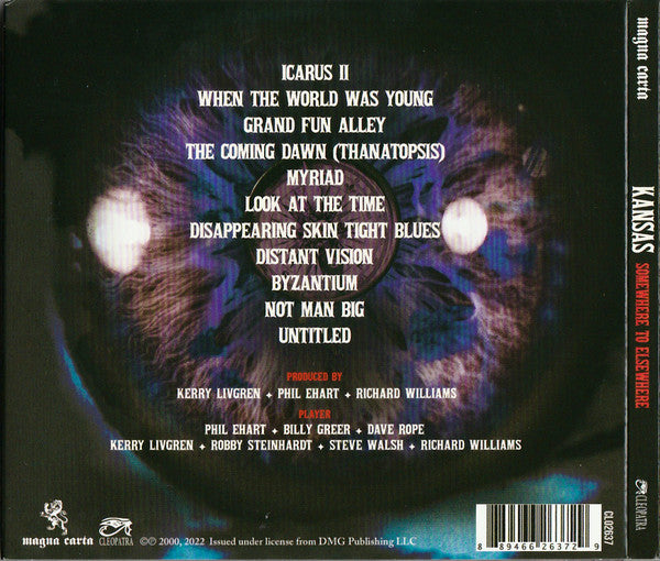 USED CD - Kansas – Somewhere To Elsewhere