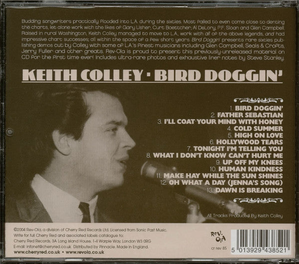USED CD - Keith Colley – Bird Doggin'