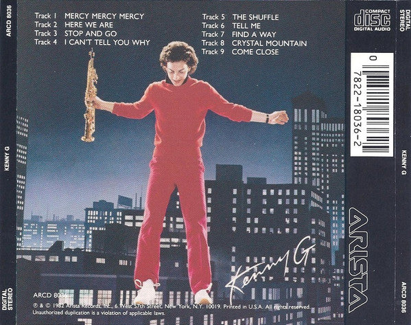 USED CD - Kenny G – Kenny G