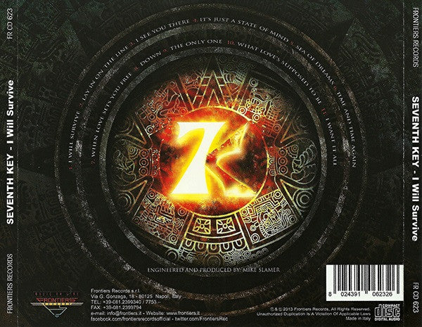 USED CD - Seventh Key – I Will Survive