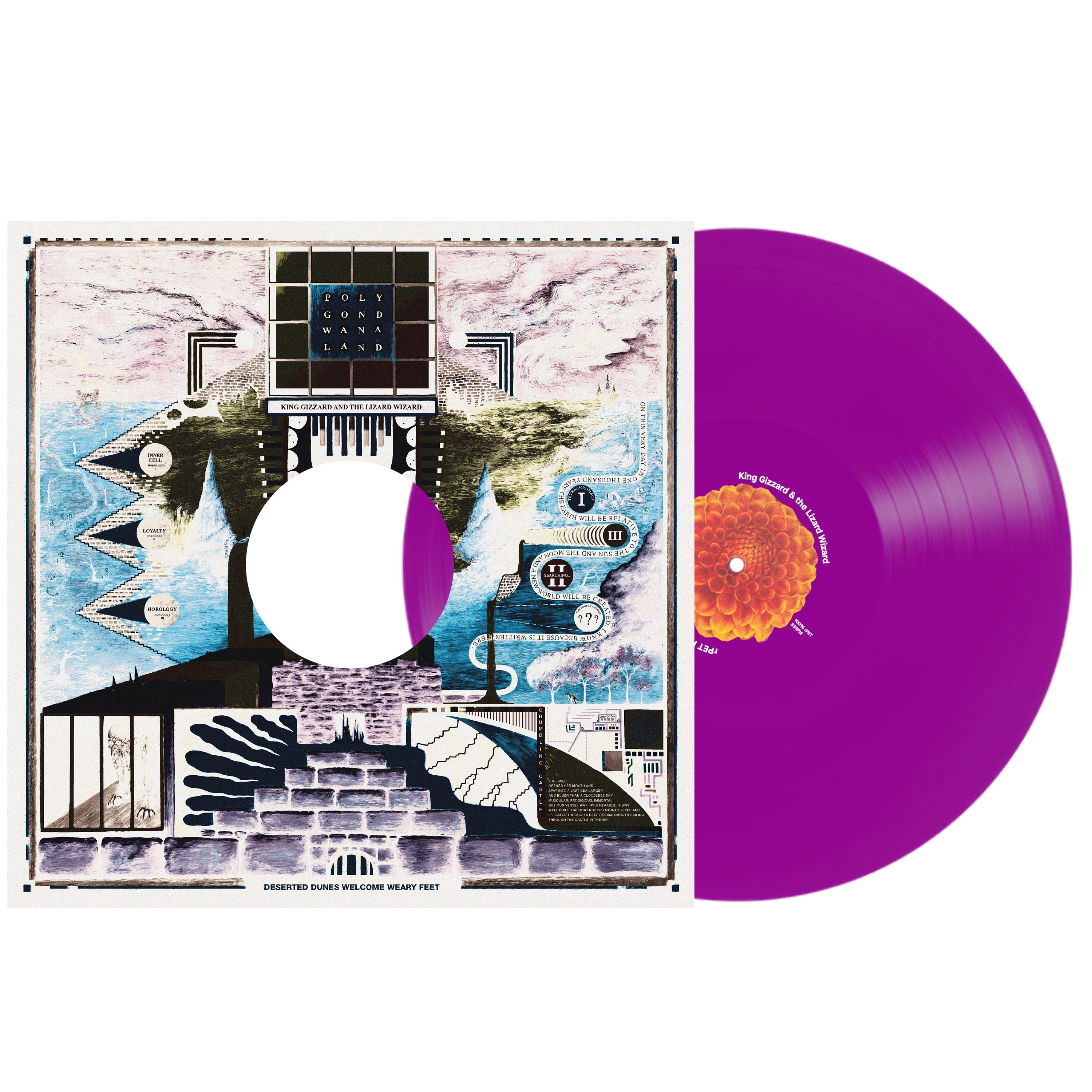 King Gizzard & The Lizard Wizard - Polygondwanaland (180 Gram Translucent Purple VINYL) | NEW