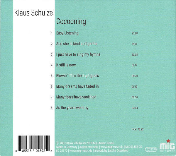 USED CD - Klaus Schulze – Cocooning