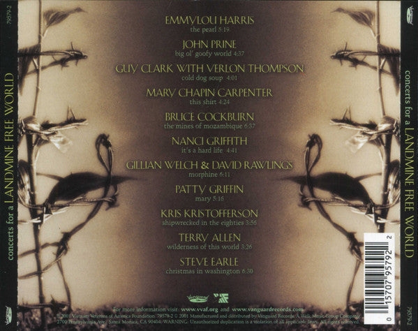 USED CD - Various – Concerts For A Landmine Free World