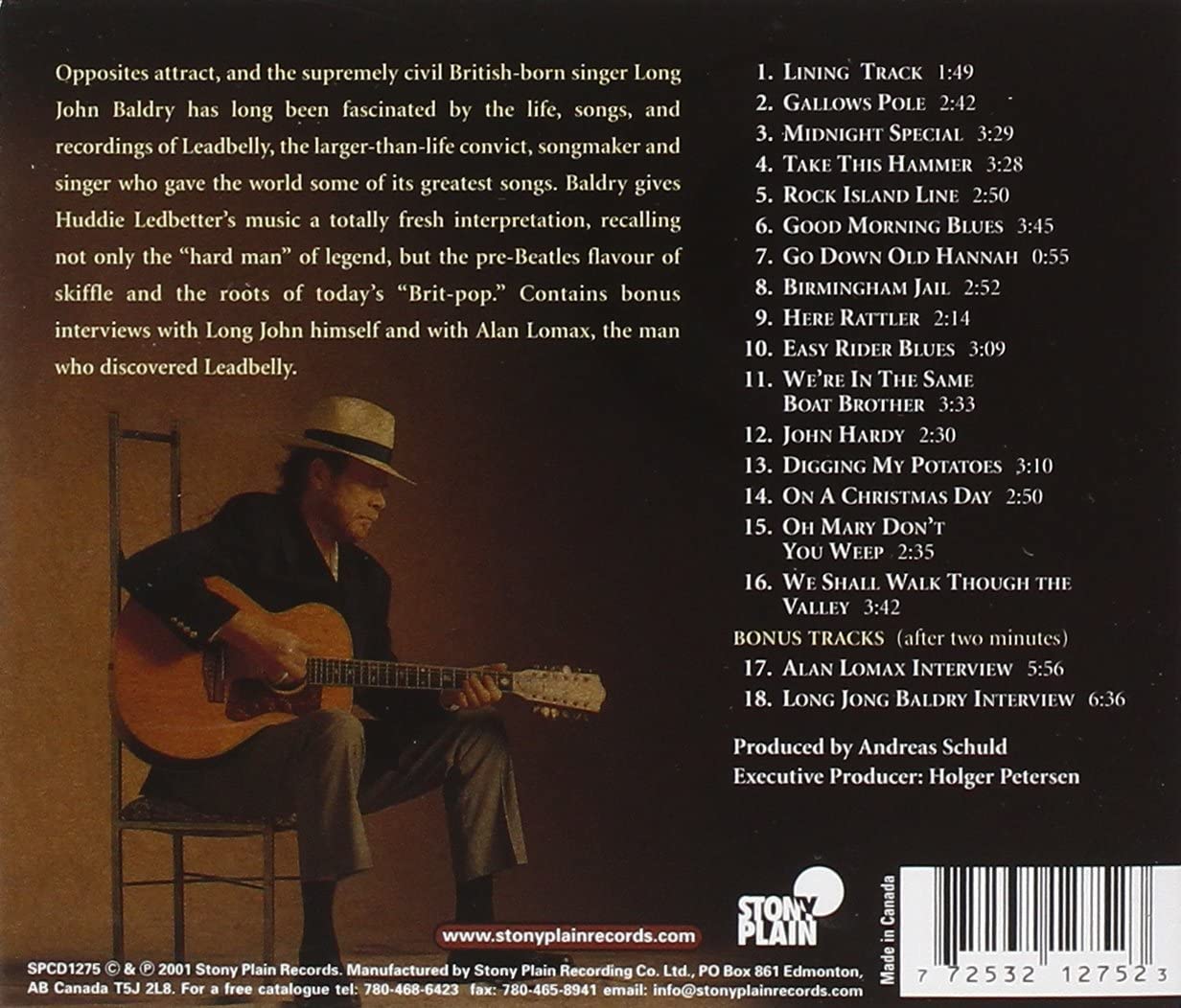 USED CD - Long John Baldry – Remembering Leadbelly!