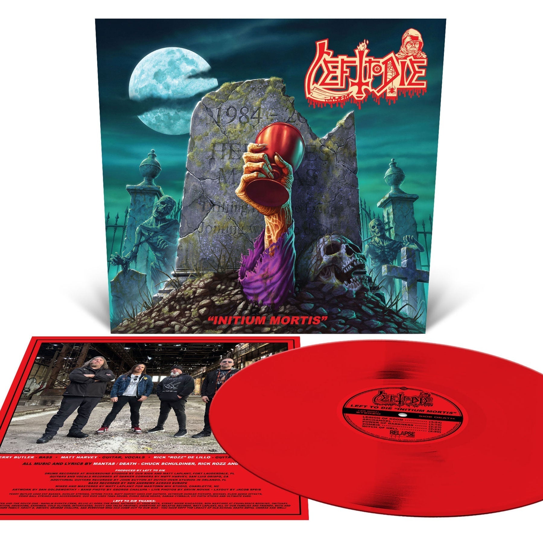 Left To Die - Initium Mortis (Red Vinyl LP Relapse 2026) | NEW