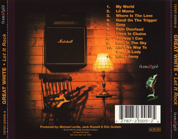 USED CD - Great White – Let It Rock