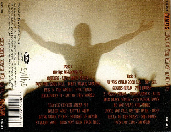 USED 2CD - Danzig – Live On The Black Hand Side