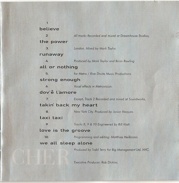 USED CD - Cher – Believe