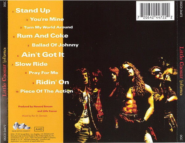 USED CD - Little Caesar – Influence