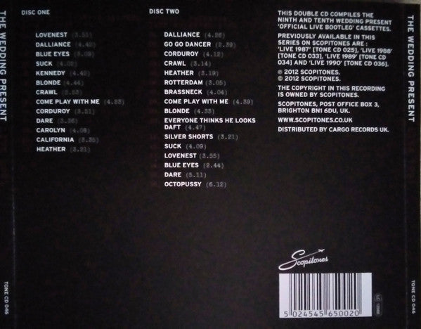 USED 2CD - The Wedding Present – Live 1991