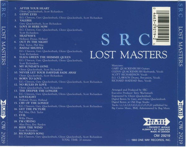 USED CD - SRC – Lost Masters