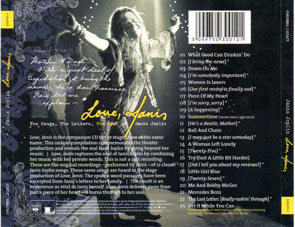 USED CD - Janis Joplin – Love, Janis