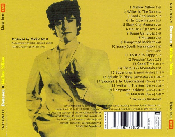 USED CD - Donovan – Mellow Yellow