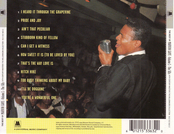 USED CD - Marvin Gaye – The Best Of Marvin Gaye - Volume 1 - The '60s