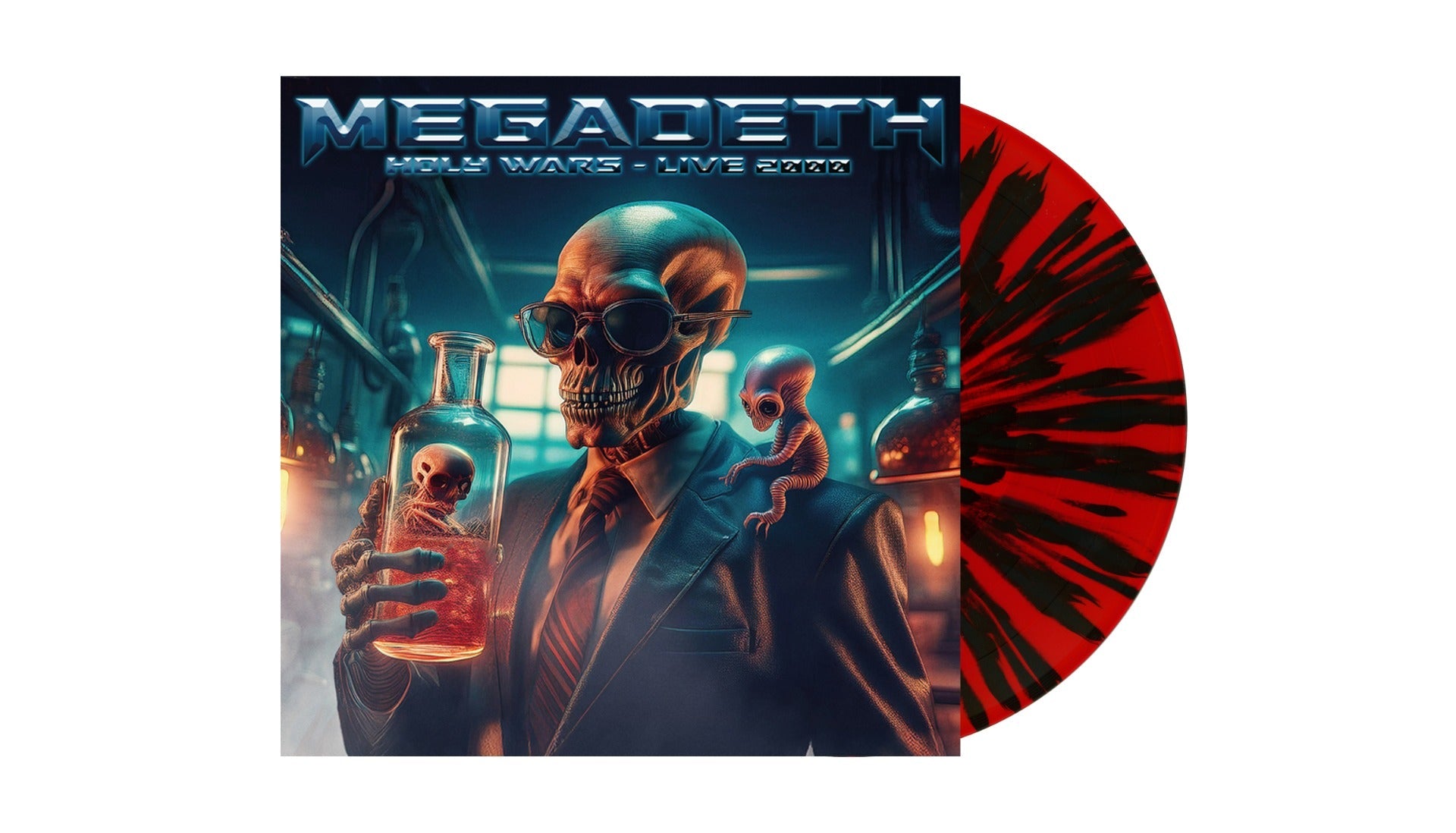 Megadeth - Holy Wars - Live 2000 (Red W/ Black Splatter VINYL) | Mint (M) Mint (M)
