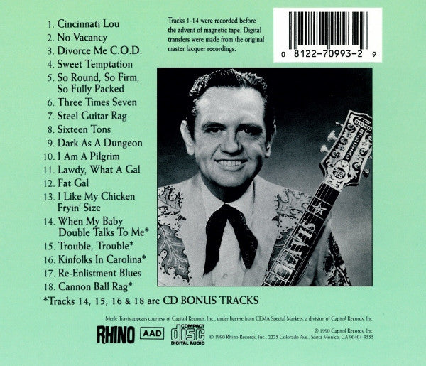 USED CD - Merle Travis – The Best Of Merle Travis